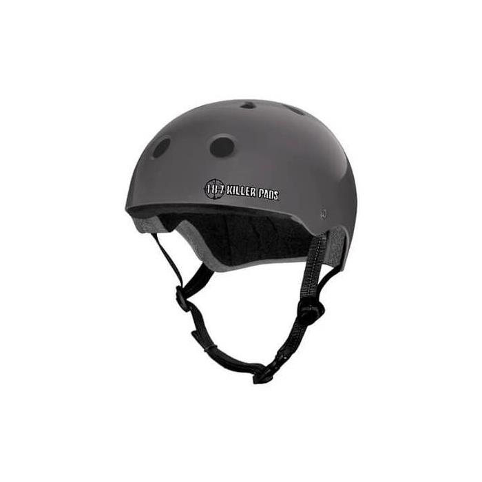 187 Killer Pads Pro Charcoal Skate Helmet Large / 22.1 22.9 00512