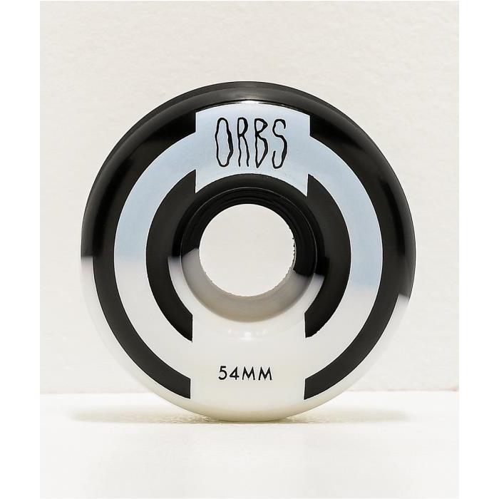Orbs Wheels Apparitions Split 54mm 99a Black &amp; White Skateboard 00047