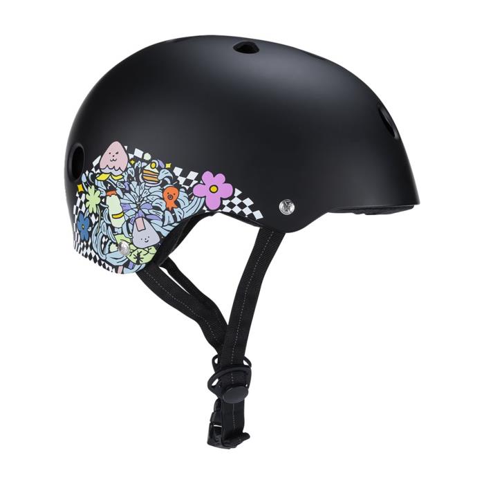 187 Killer Pads Lizzie Armanto Pro Sweatsaver Matte Black Skate Helmet Medium / 21.4 22 00509