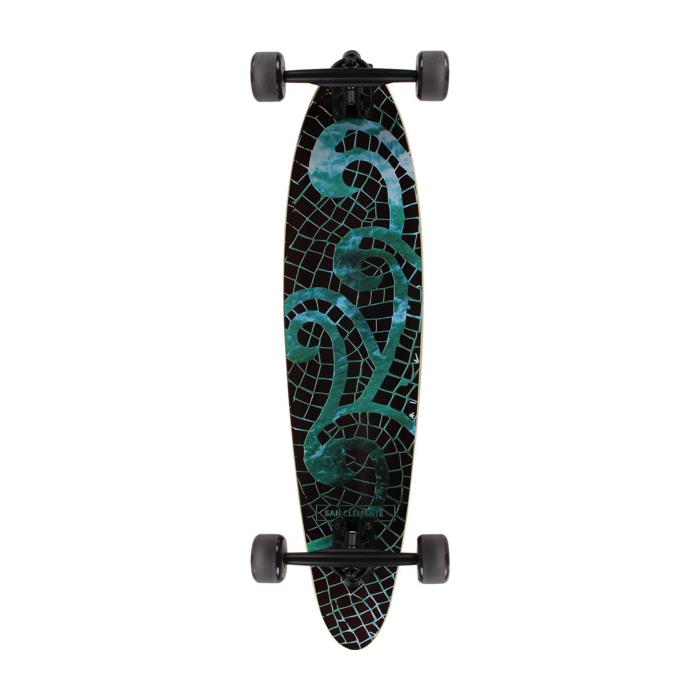 San Clemente Longboards Mosaic Sea Pintail Longboard Complete Skateboard 8 x 34 00021