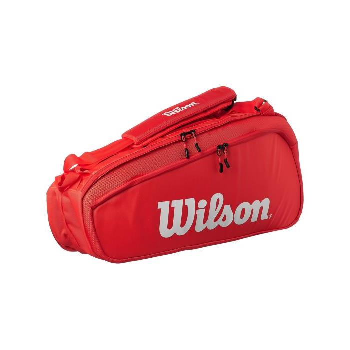 Wilson Super Tour 6 Pack Red Bag 02264