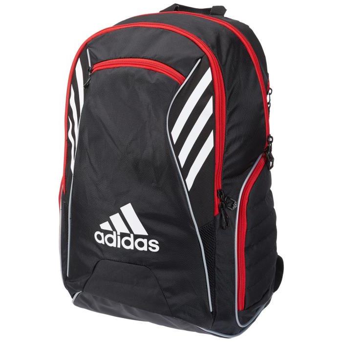 adidas Tour Tennis Racquet Backpack Black/Red 02427