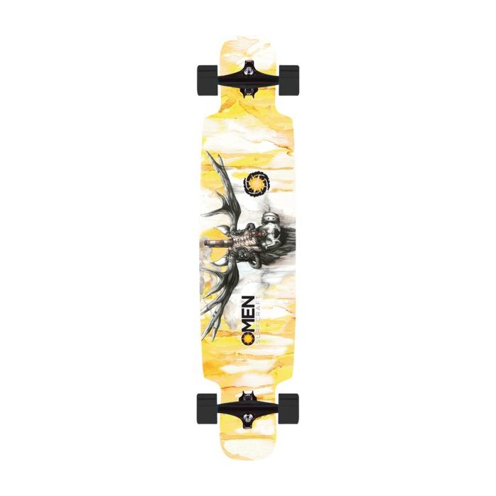 Omen Boards Natural Industry DT Longboard Complete Skateboard 9.5 x 41.5 00073