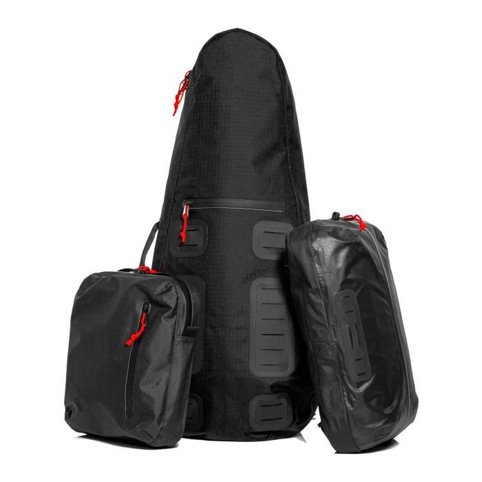 Cancha Racquet Bag w/ Wet Dry &amp; Day Black 02224