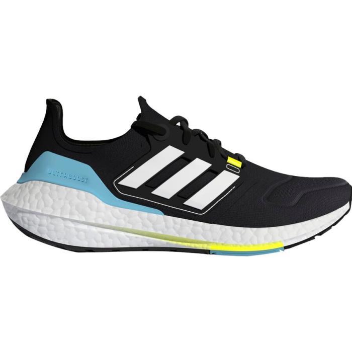 Adidas Ultraboost 22 Running Shoe Women 05184 Core BL/FTWR WH/SOLAR YEL
