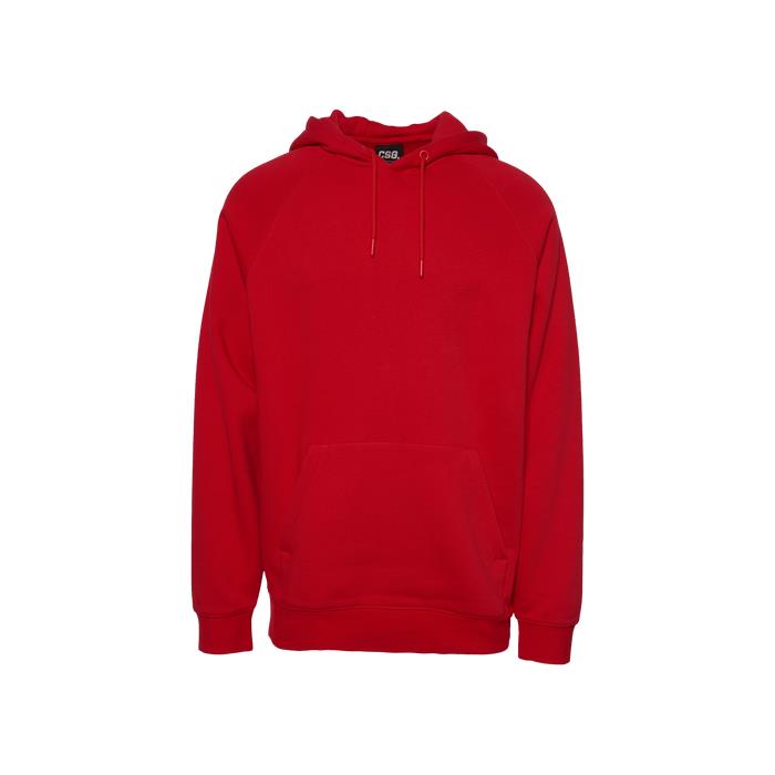 CSG Fleece Pullover Hoodie 03139 Red/Red