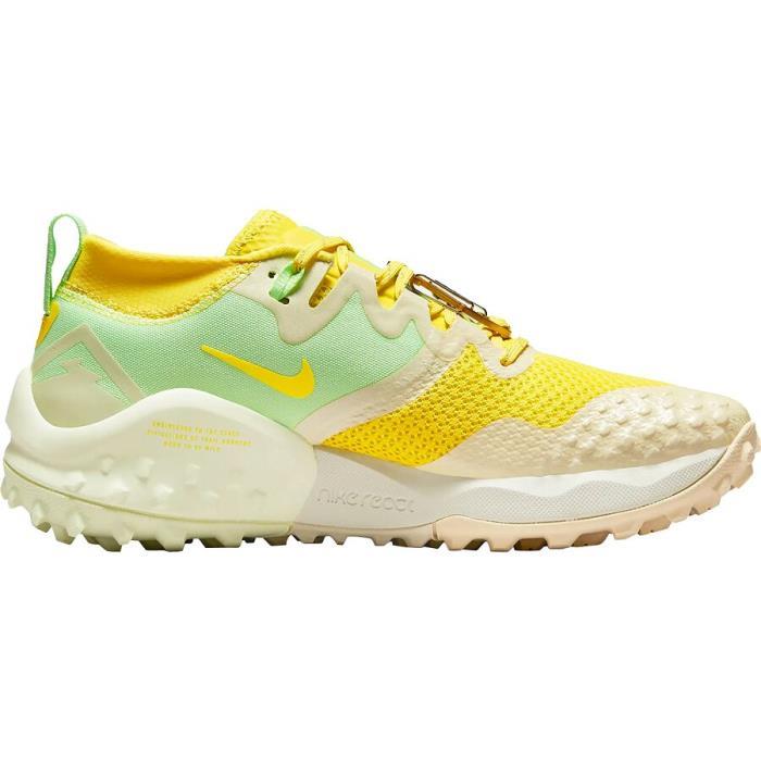 Nike Wildhorse 7 Trail Running Shoe Women 05097 POLLEN/YEL Strike-Lime Glow