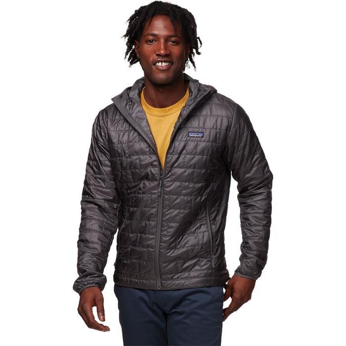 Patagonia Nano Puff Hooded Insulated Jacket Men 04892 Forge Grey