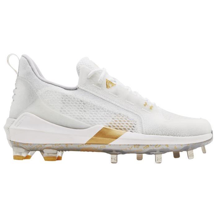 Under Armour Harper 6 Low ST 00159 WH/HALO GR/METALLIC Gold