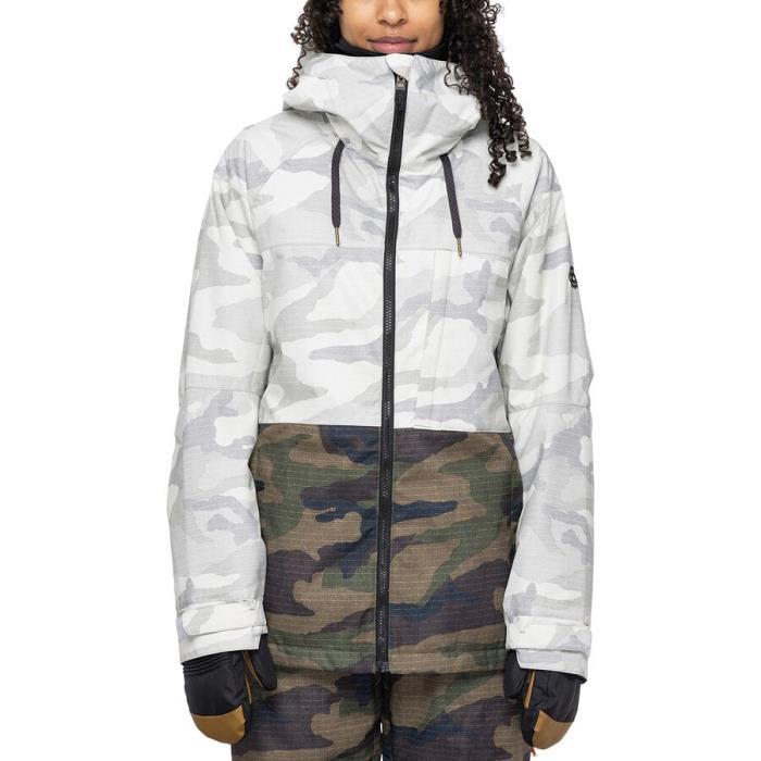 686 Athena Insulated Jacket Women 05496 WH Camo Colorblock