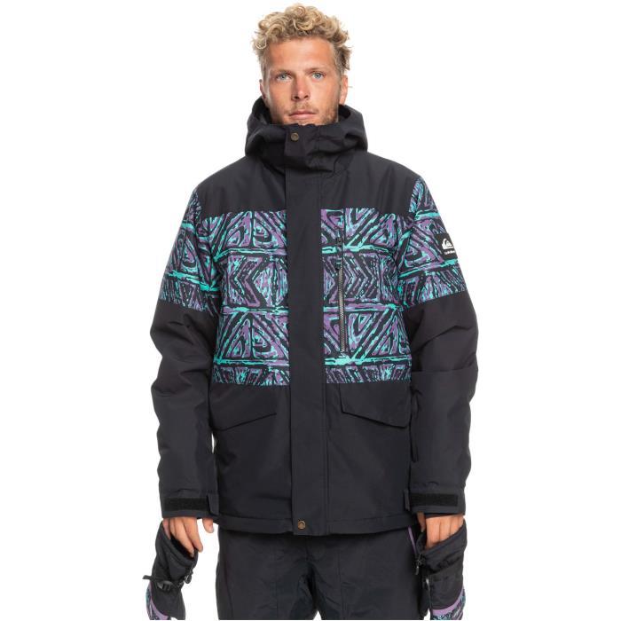 Quiksilver Mission Printed Block Snowboard Jacket 01173