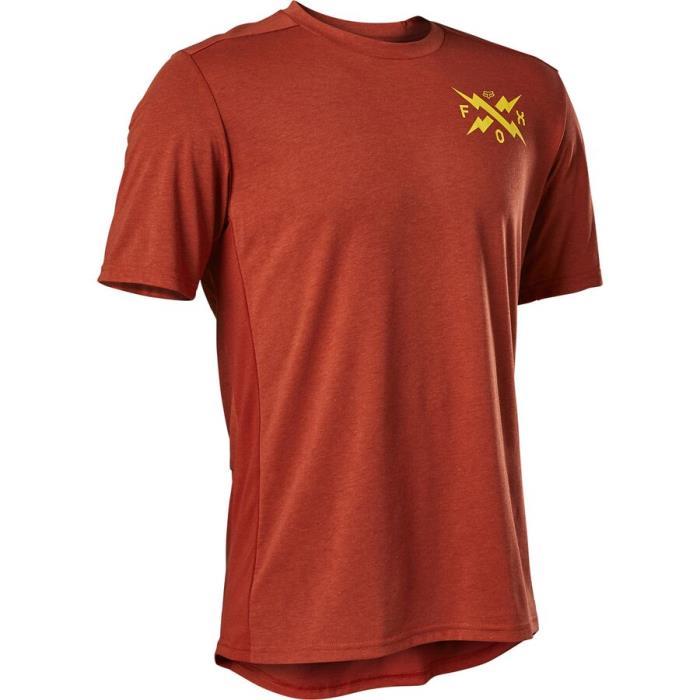 Fox Racing Ranger Dri Release Short Sleeve Jersey Men 01501 Calibrated Red Clay