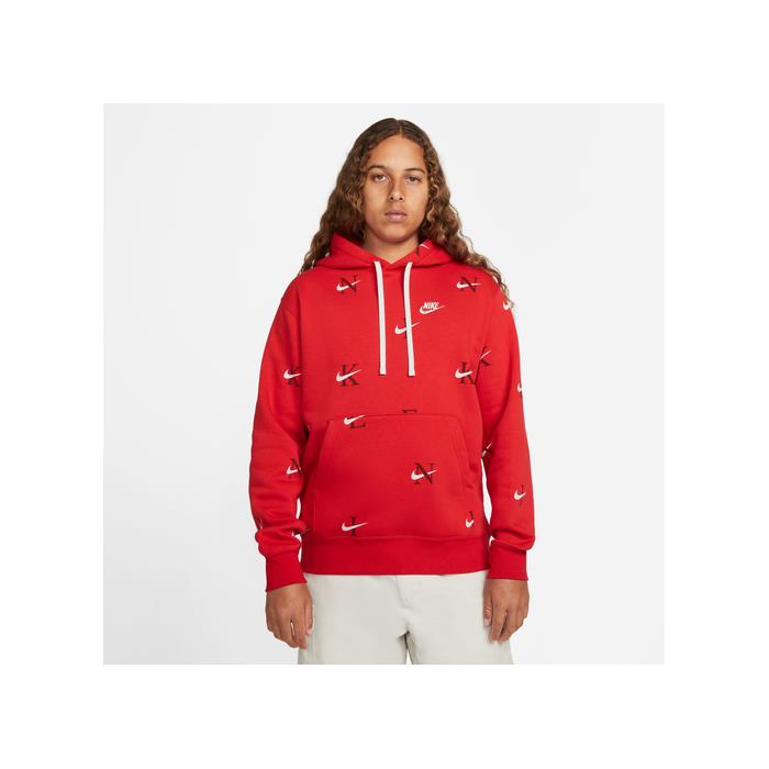 Nike NSW Club BB Pullover Hoodie 03383 Red