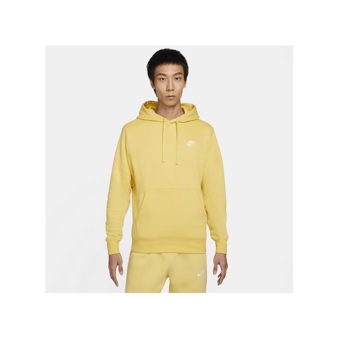 Nike Club Pullover Hoodie 03376 GOLD/WH