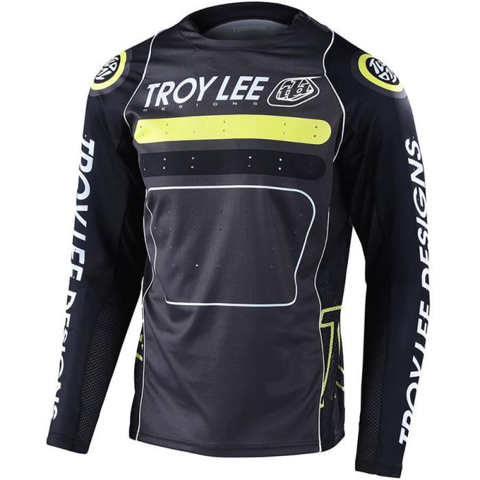 Troy Lee Designs Sprint Long Sleeve Jersey Men 01589 Drop In BL/GRN