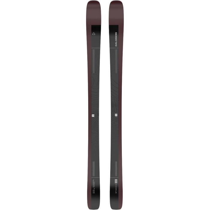 Salomon Stance 90 Ski 2023 05810 BL/BURGUNDY Metallic