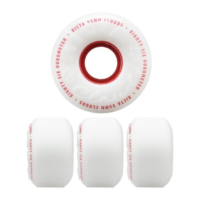 Ricta Clouds White/Red 86a Wheels 01273