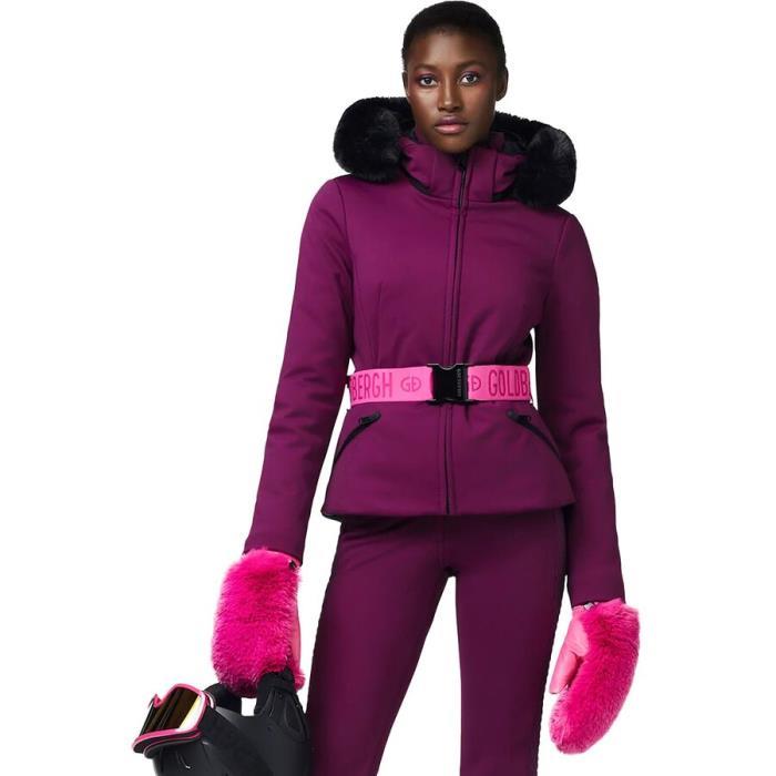 Goldbergh Hida Jacket Faux Fur Women 06377 Cherry