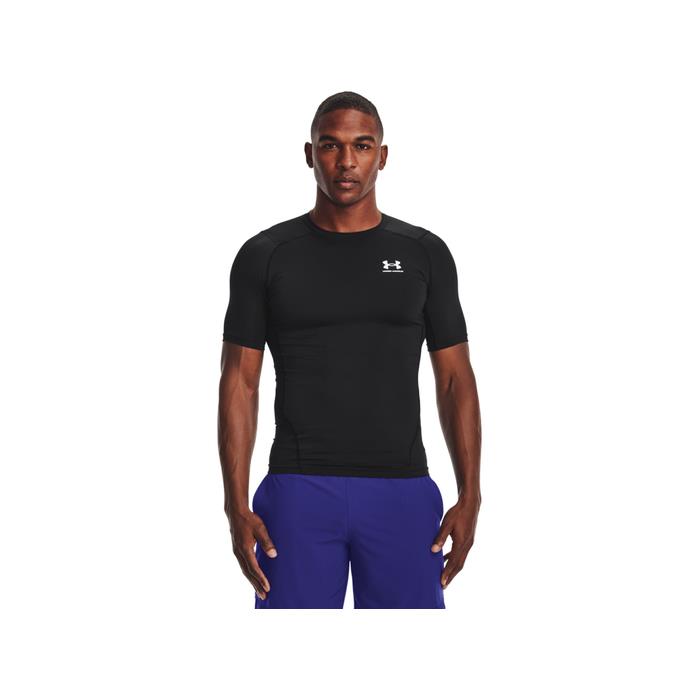 Under Armour HeatGear Compression S/S Football T Shirt 03550 BL/WH