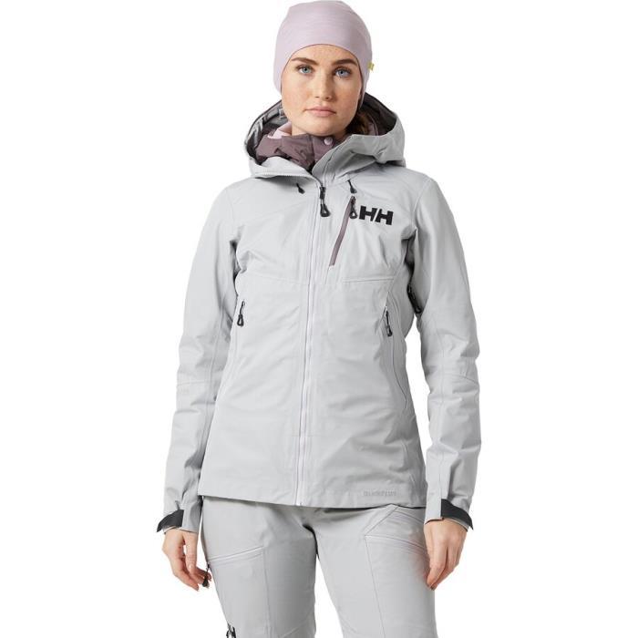 Helly Hansen Odin Mountain Infinity 3L Shell Jacket Women 06236 Grey Fog