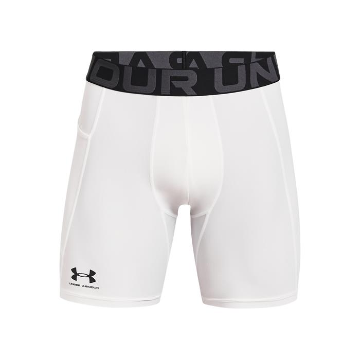 Under Armour HG 2.0 6 Compression Shorts 03604 WH/BL