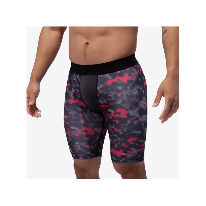 Eastbay 9 Compression Shorts 2.0 03576 Red Water Camo