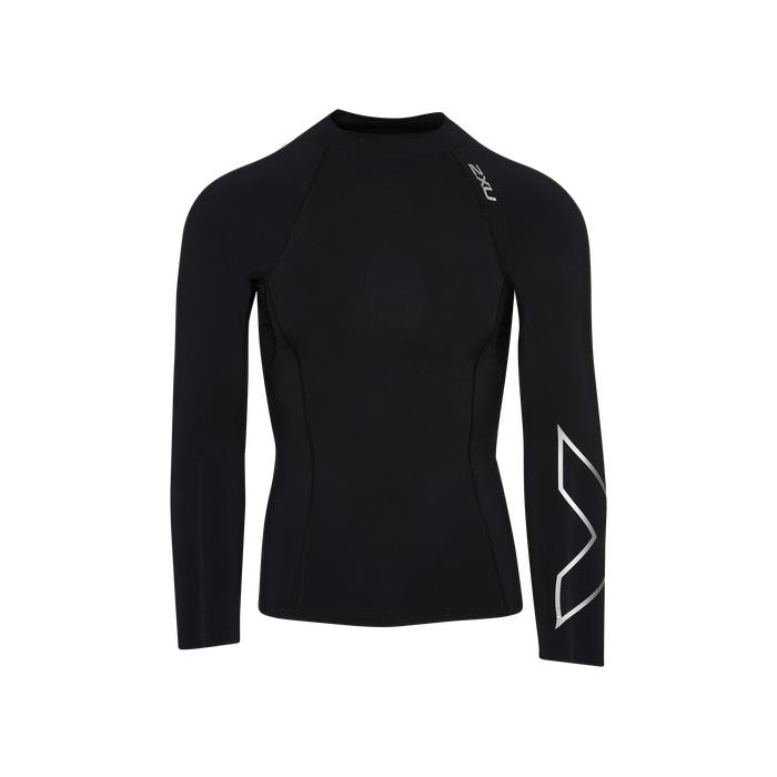 2XU Ignition Compression Long Sleeve 03538 BL/SILVER