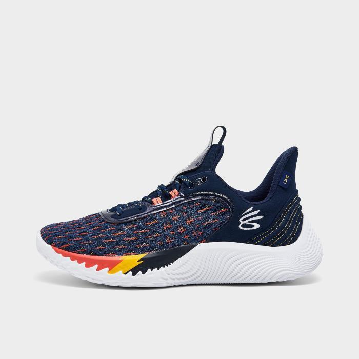 Under Armour Curry Flow 9 Basketball Shoes 00038 Navy