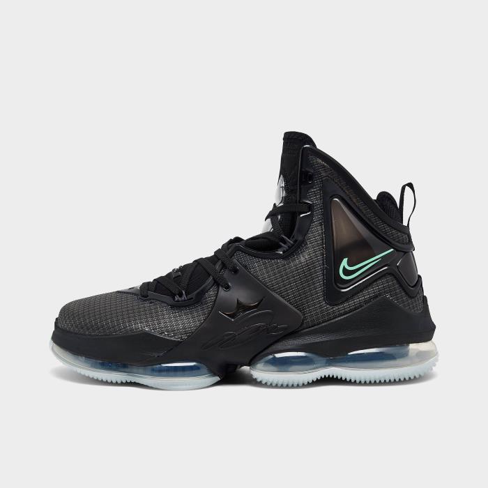 Nike LeBron 19 Basketball Shoes 00033 BL/GRN Glow/Anthracite