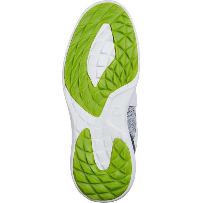 FootJoy Mens 2019 Flex Spikeless Golf Shoes 00362 WH