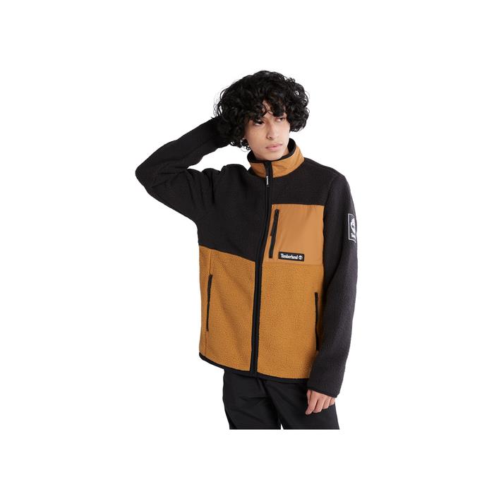 Timberland OA High Pile Fleece Jacket 03685 WHEAT/BL