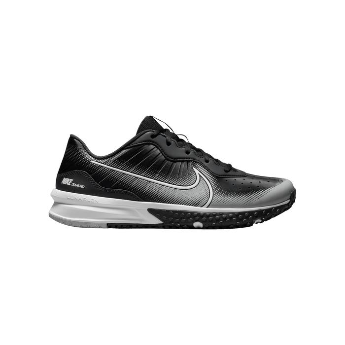 Nike 나이키 Alpha Huarache Varsity 4 Turf Cleats 03694 Black/White