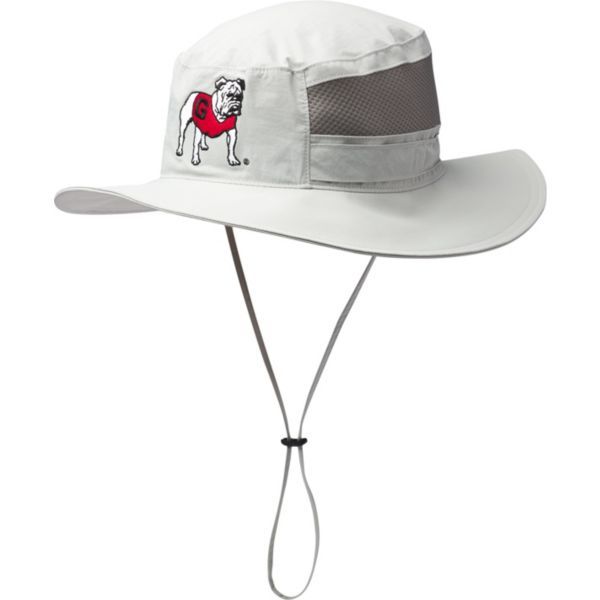 Columbia 남성 Georgia Bulldogs Grey Bora Bora Booney Hat 낚시 모자 100611