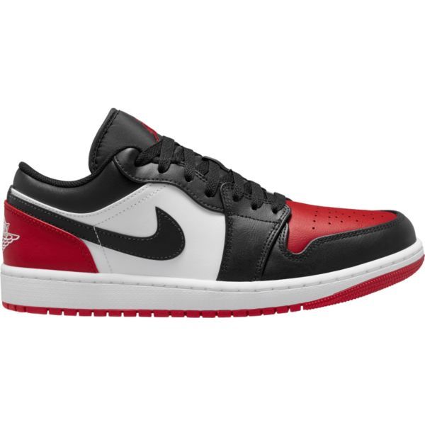 조던 Air Jordan 1 Low Shoes White/Black/Varsity Red 101294