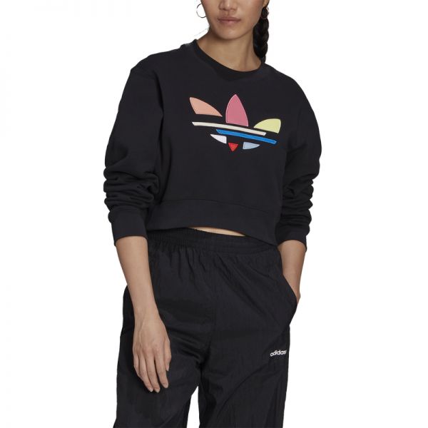 아디다스 Adidas Originals Sweatshirt 여성 후드티 Black 101241