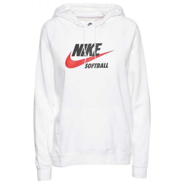 나이키 Nike Club Fleece Futura Softball Hoodie 여성 후드티 White/Black 101232