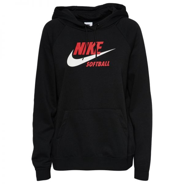 나이키 Nike Club Fleece Futura Softball Hoodie 여성 후드티 Black/White 101226