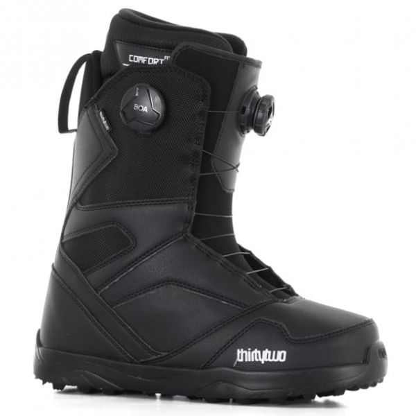 써리투 Thirtytwo STW Double Boa Snowboard Boots 2024 Black 스노우보드 부츠 101792