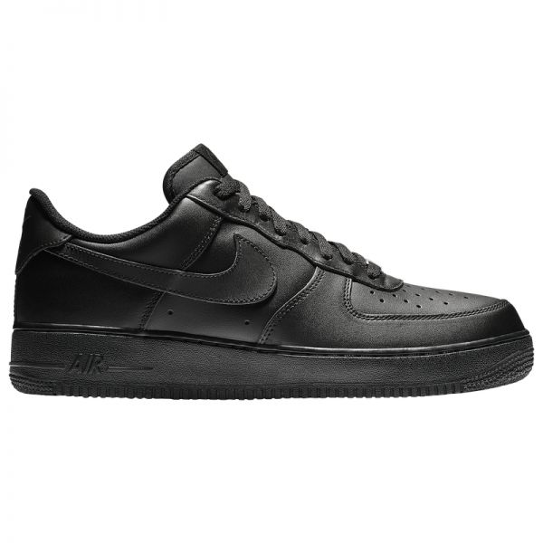 나이키 Nike Air Force 1 &#039;07 LE Low Mens Black/Black 101966